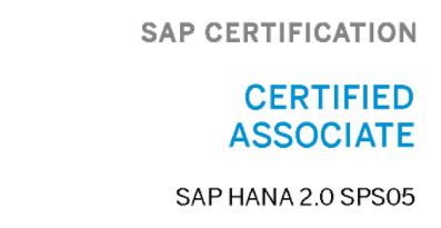 Certification HANA 2.0 SPS05